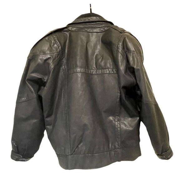 One Way WOMENS Leather Motorcycle Riding Biker Black Full Zip Jacket  Small - Picture 2 of 12
